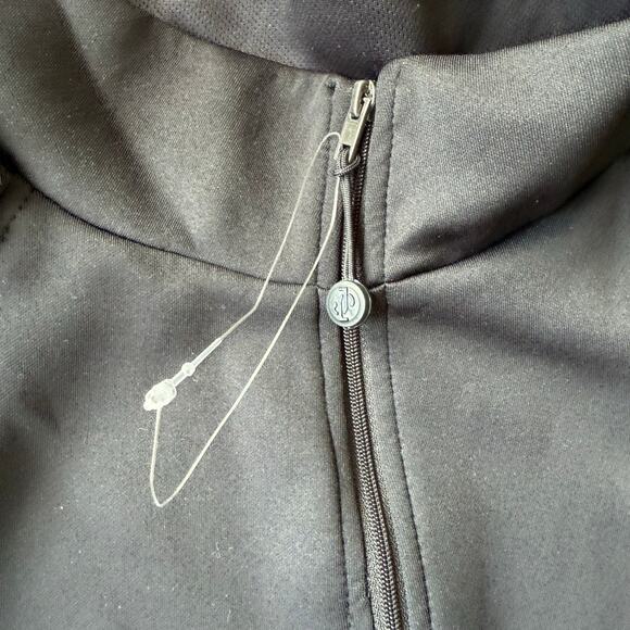 Jockey Women's Full Zip Convertible Jacket Vest Black Size L Athleisure Workout - Picture 7 of 13